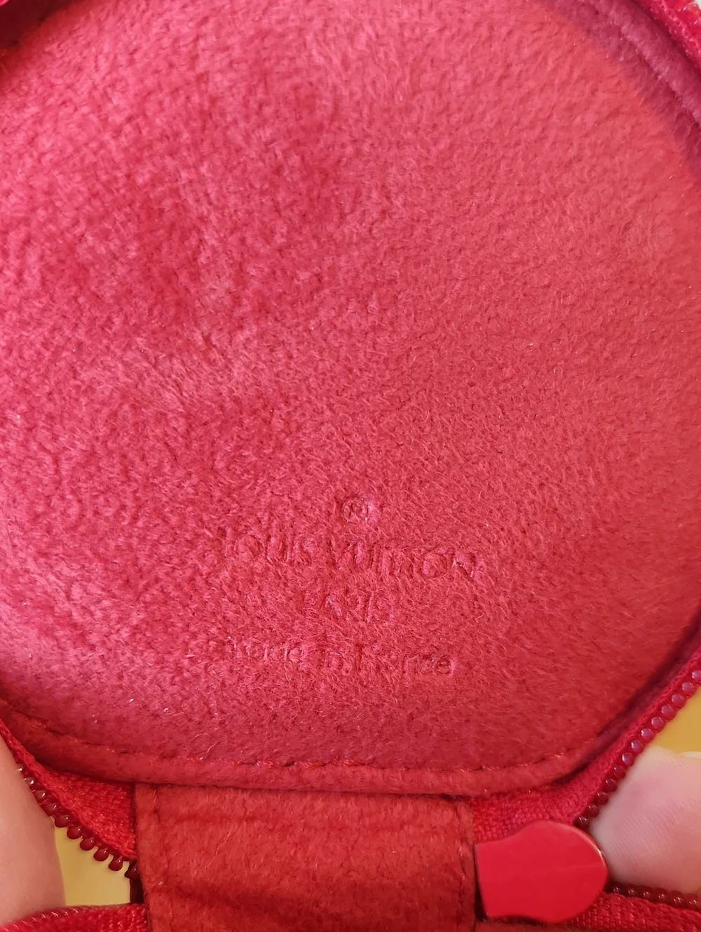 Red Leather Jewelry Case